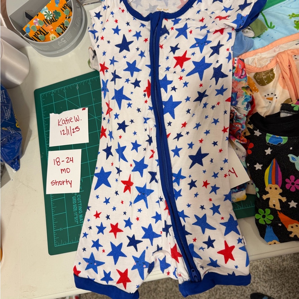 Little Sleepies stars shorty